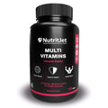 NutritJet Multivitamin For Men & Women - 120 Veg Tablets With 43 Essential Vitamins, Minerals and Herbs For Overall Health, Enhances Energy & Immunity