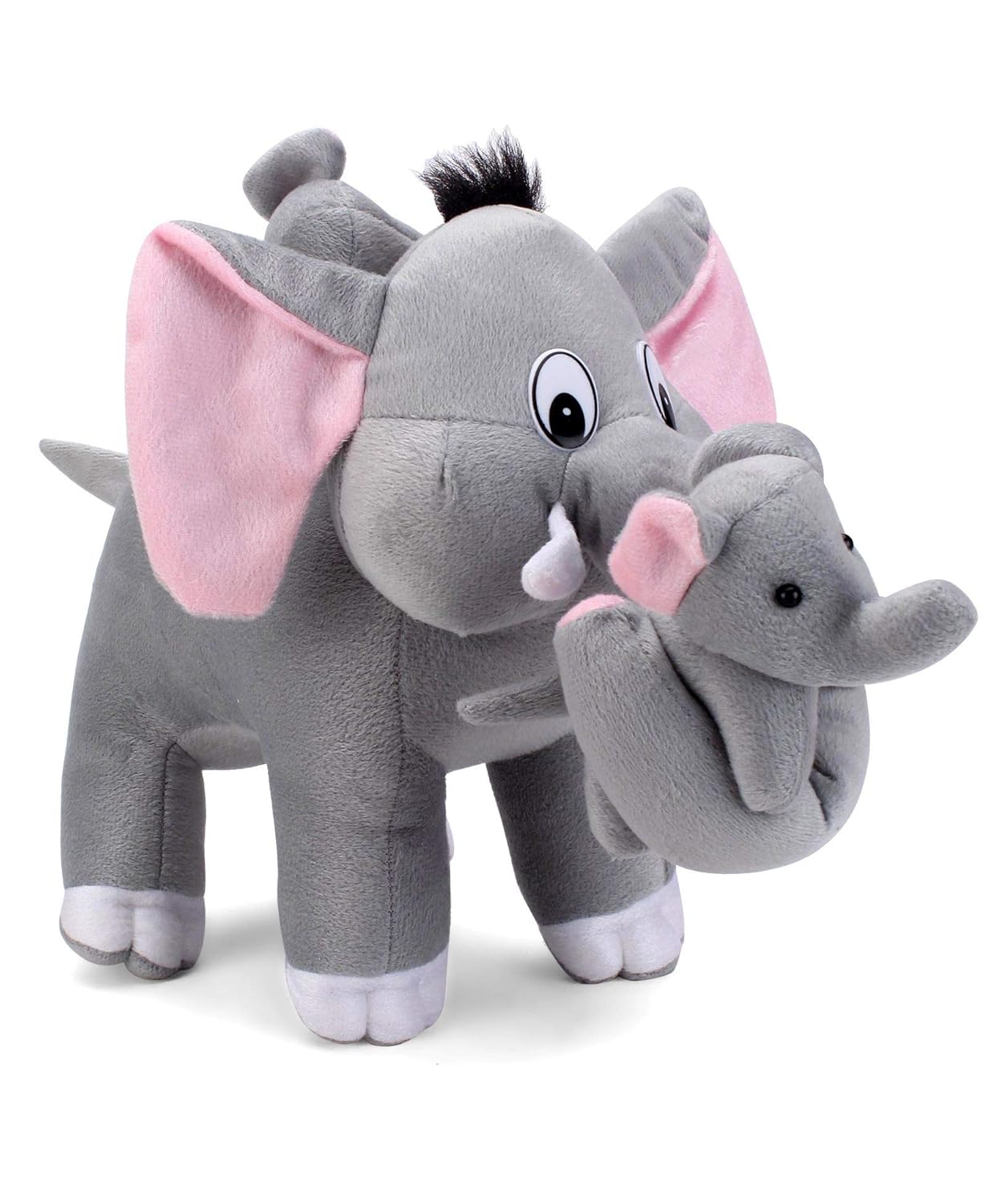Tickles Elephant with Two Babies Soft Stuffed Plush Animal for Kids 41 cm