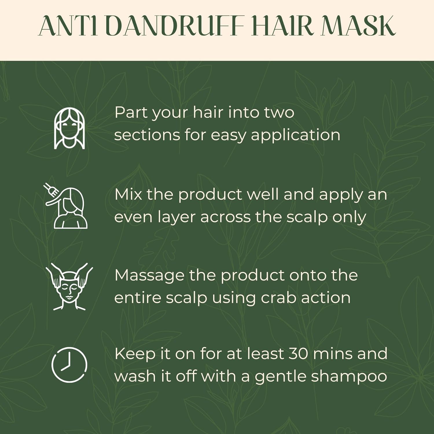 Sacred Grove Anti-Dandruff Pre Shampoo Hair Mask with Neem & Lemon Peel - 100 gms