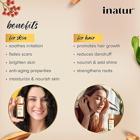 Inatur Sandalwood Essential Oil - 12 ml