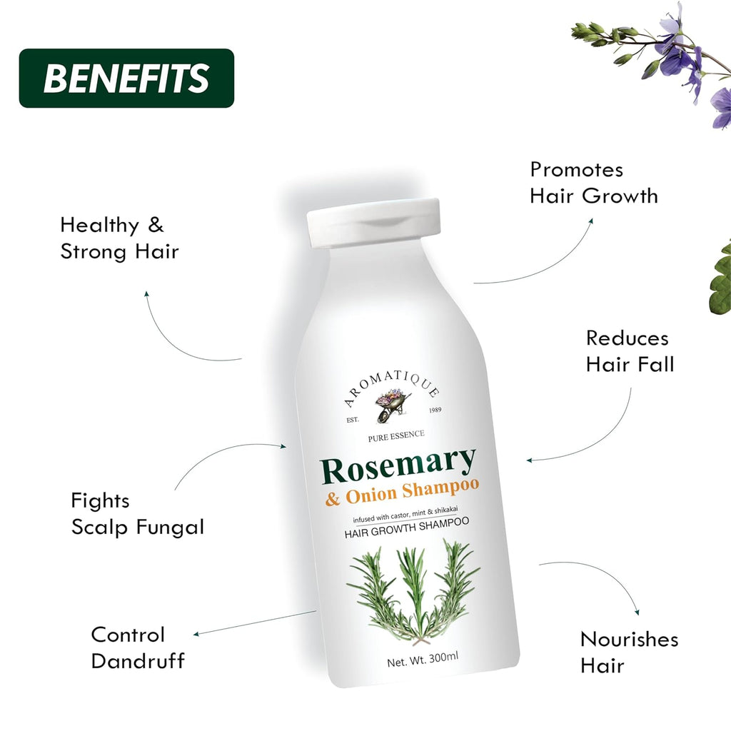 Aromatique Rosemary & Onion Shampoo - 300 ml
