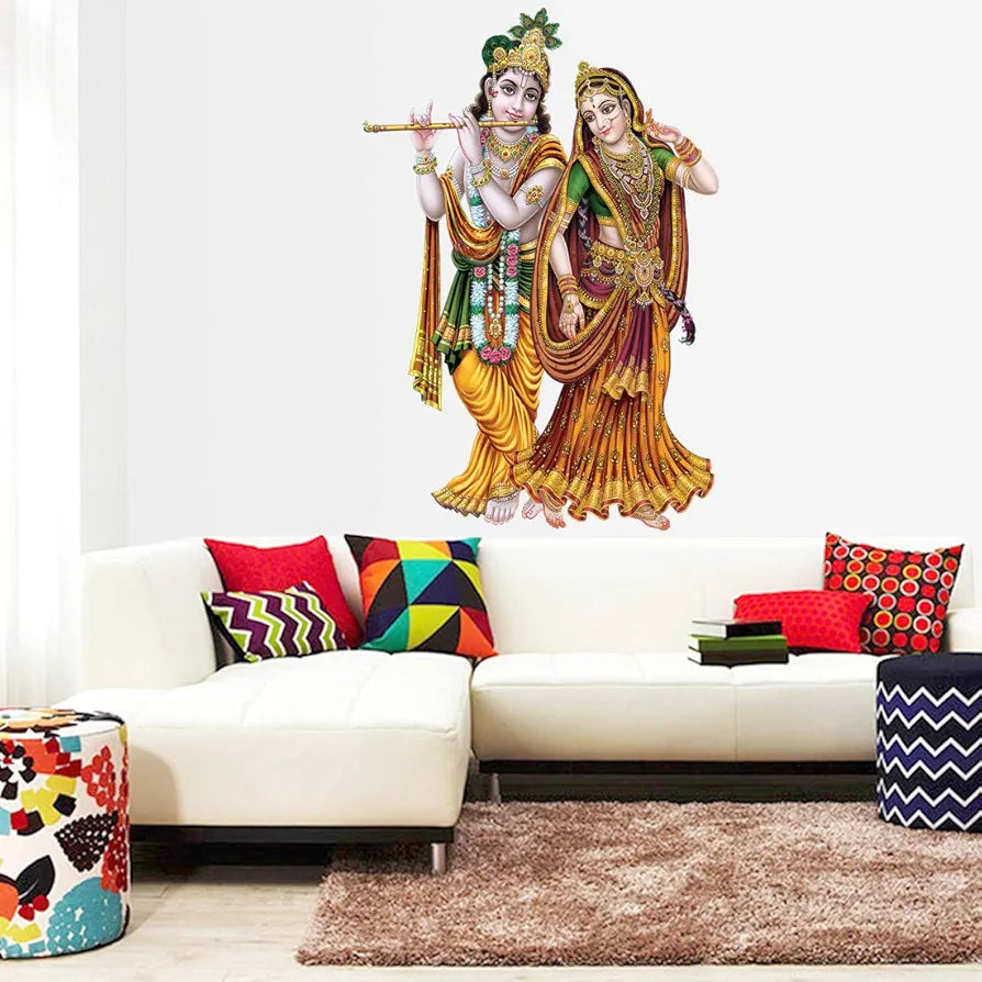 Rangoli White Glossy Vinyl Wall Sticker Premium Self-Adhesive Waterproof Parent-7 Design-6