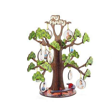Mittimate Diy Family Tree for Kids Age 8 to 12 Year Old Make Your Own Wooden Diy Model  3D Model Building Kit