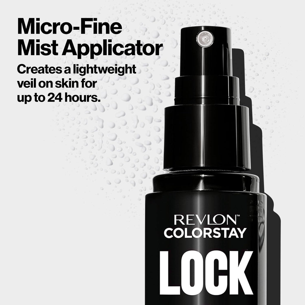 Revlon Colorstay 24 Hr Lock Setting Mist, Keeps Face Makeup from Melting & Fading, Mattifying, Blurring & Oil Absorbing Spray, Transfer-Proof & Mask Friendly, 56 ml