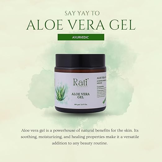 Rati Ayurveda Aloe Vera Face Gel - 100 gms