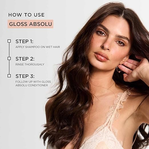 Kerastase Gloss Absolu Anti-Frizz Shampoo For Bouncy Glossy Hair - 250 ml