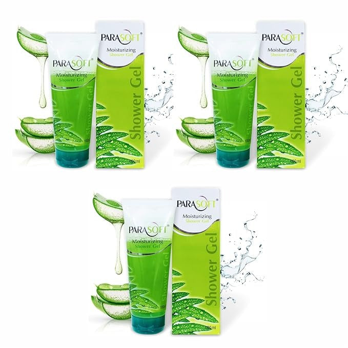 Parasoft Moisturizing & Nourishing Shower Gel - 100 ml (Pack of 3)