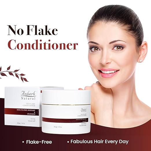 Anherb No Flake Conditioner Combat Dandruff with Neem Tea Tree - 200 gms