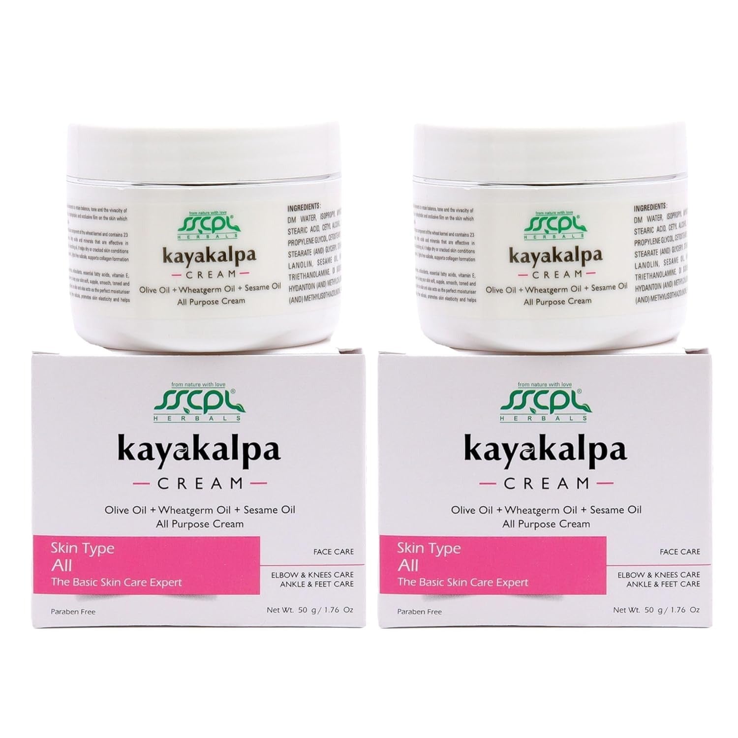 Sscpl Herbals Kayakalpa Moisturising Cream - 50 gms (Pack of 2)