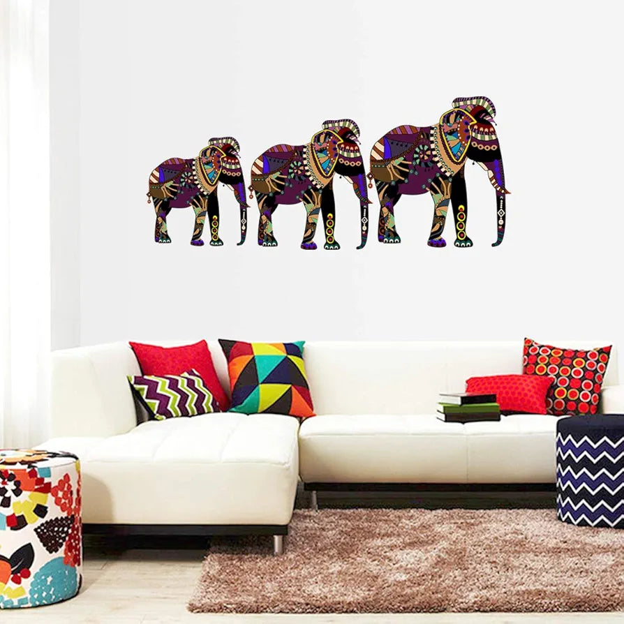 Rangoli Vinyl Wall Sticker Self-Adhesive Wall Decor Parent 2 Design-20