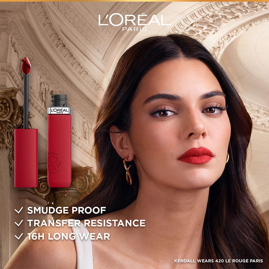 L'Oreal Paris Infallible Matte Resistance Liquid Lipstick, Wine Not? 500, 5 ml