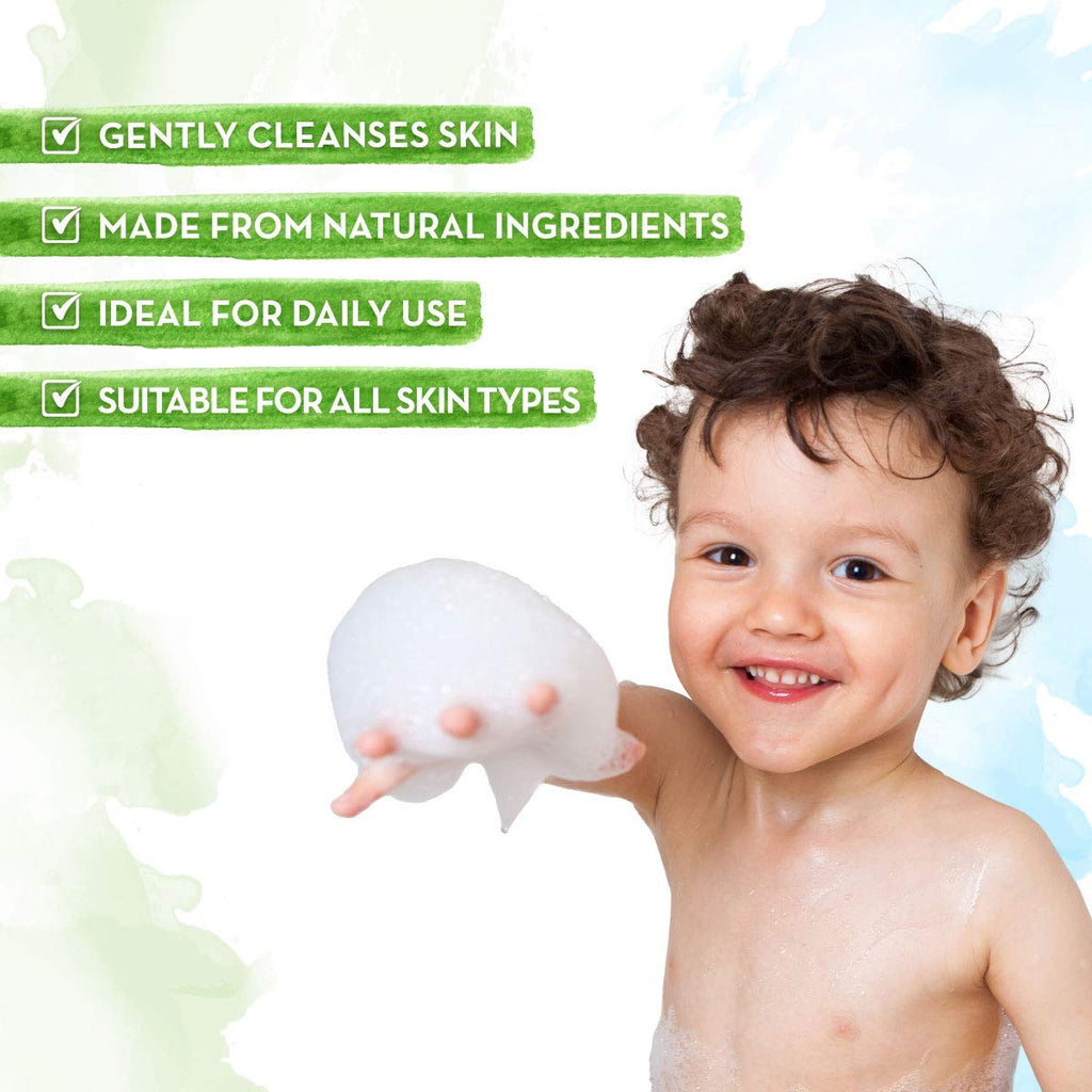 Mamaearth Super Strawberry Body Wash For Kids - 300 ml | Infused with Strawberry and Oat Protein | Gently Cleanses Skin, Dermatologically Tested, SLS/SLES and Paraben Free