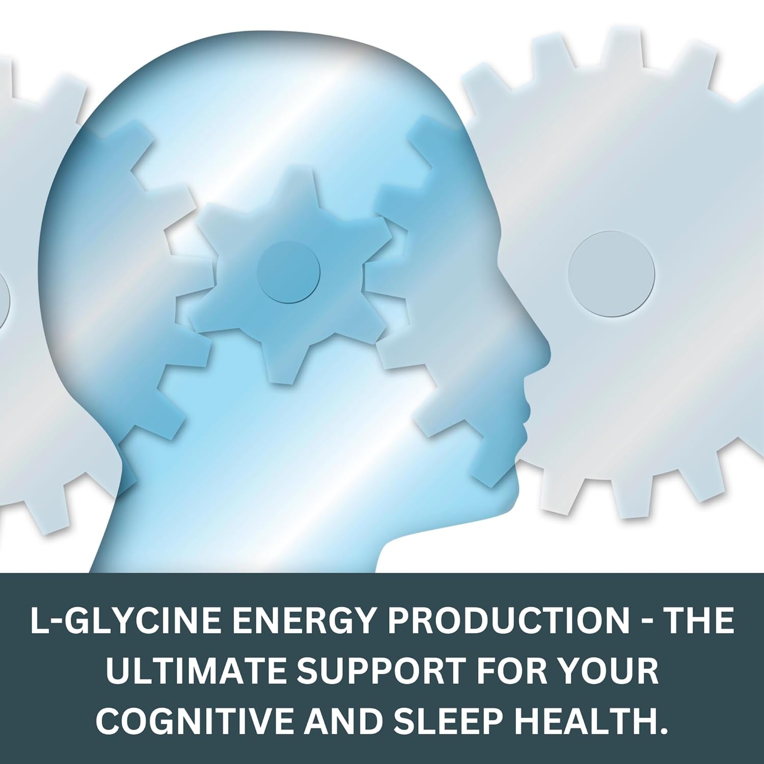 Vokin Biotech L- Glycine Energy Production - Support Cognitive and Sleep Health- 500mg- (90 Capsules)
