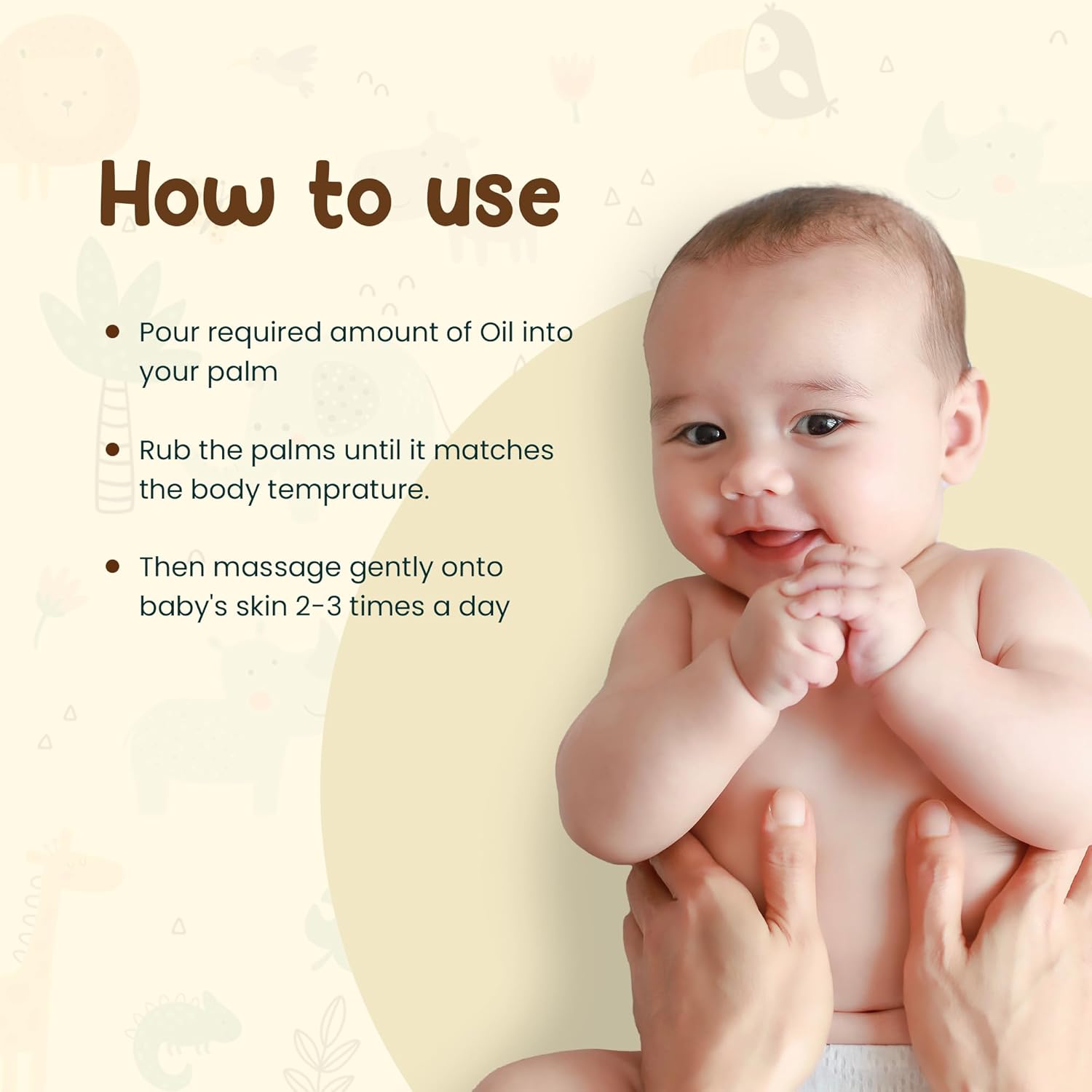 Mother Sparsh Cold Pressed Virgin Coconut Oil for Baby Massage, Skin & Hair Care | 100% Natural Baby Oil for New Born | 200ml