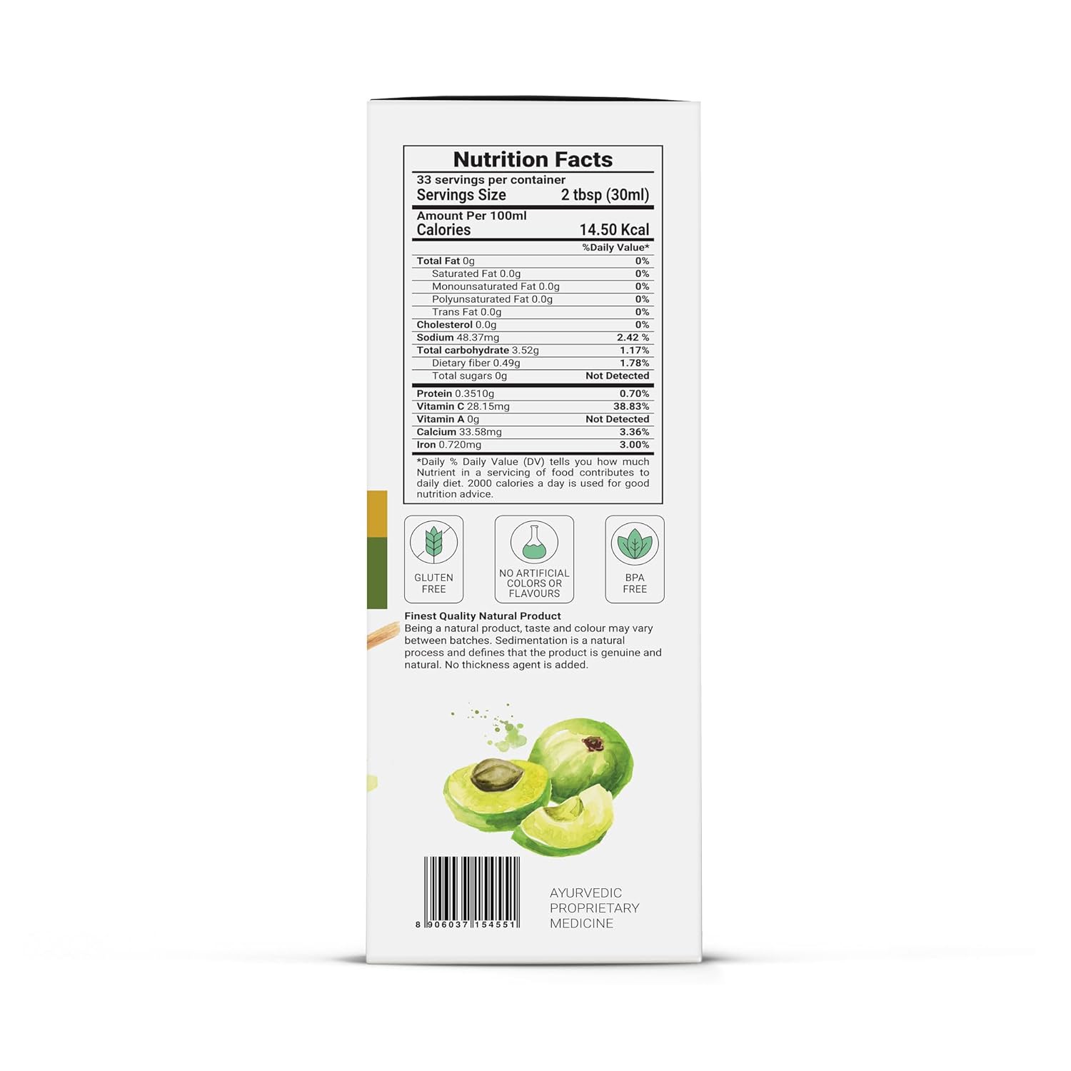 KRISHNA'S HERBAL & AYURVEDA Herbal Shapefix Juice With Natural Herbs, Helps In Weight Management, No Added Artificial Colors Or Flavours, Gluten Free - 1 Ltr (Pack Of 1)