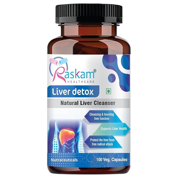 Raskam Liver Detox Supplement - 100 Caps