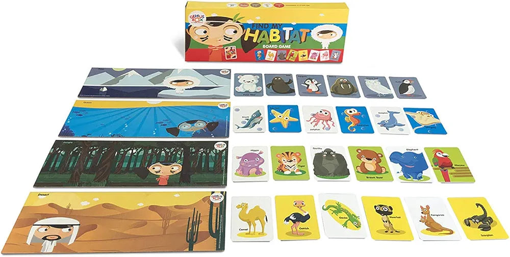Genius Box Play some Learning Activity Kit for 3+ Year Age: Amazing Animals DIY, Educational Toy, Learning Kit, Educational Kit, STEM Toy 30 Activity Kit