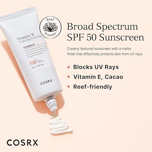 Cosrx Vitamin E SPF 50+ Daily Sunscreen - 50 ml