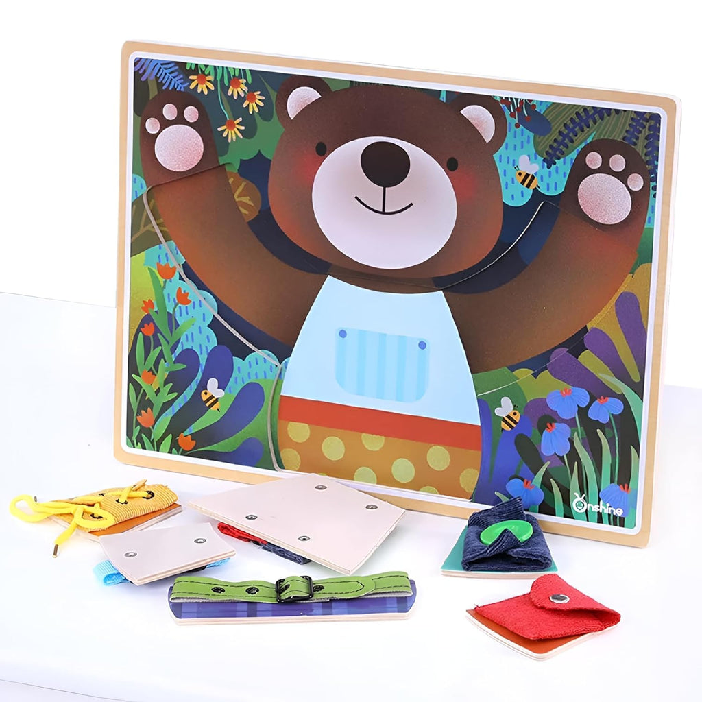 Tickles Children Basic Skills Learning Board Dressing Puzzle Intelligence Toy