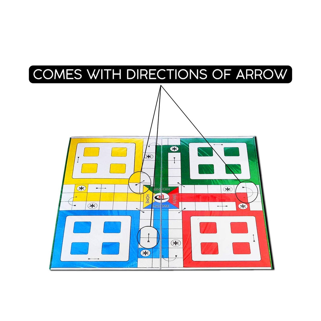 Kids Mandi Ludo and Snake and Ladder Board Game 10 Inch Play Board