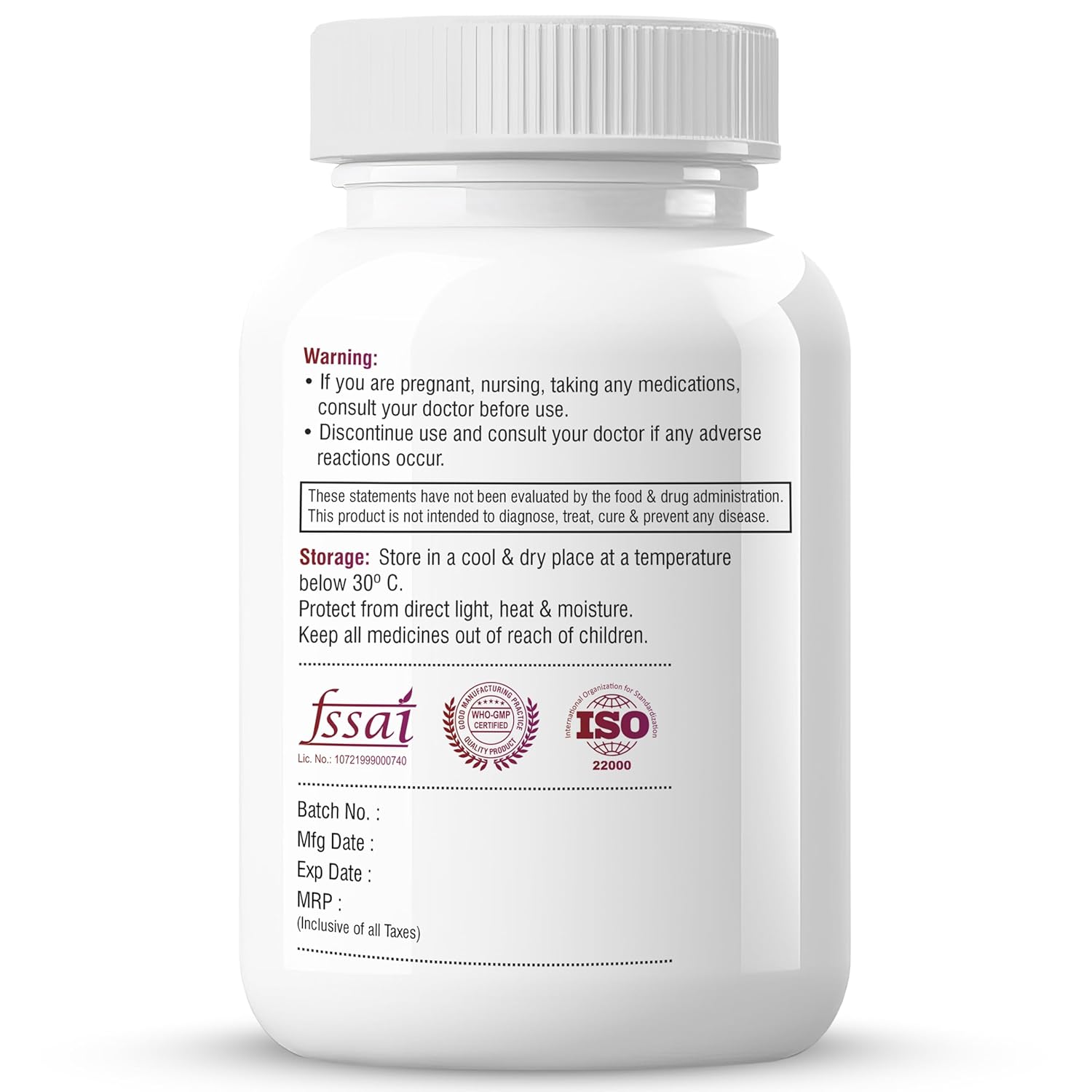 Biotrex Nutraceuticals N Acetyl L-Cysteine (NAC) 600mg, Antioxidant Production | Liver & Kidney | Immunity, Respiratory & Cellular Support - 60 Veg Capsules
