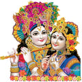 Rangoli White Glossy Vinyl Wall Sticker Premium Self-Adhesive Waterproof Parent-5 Design-12