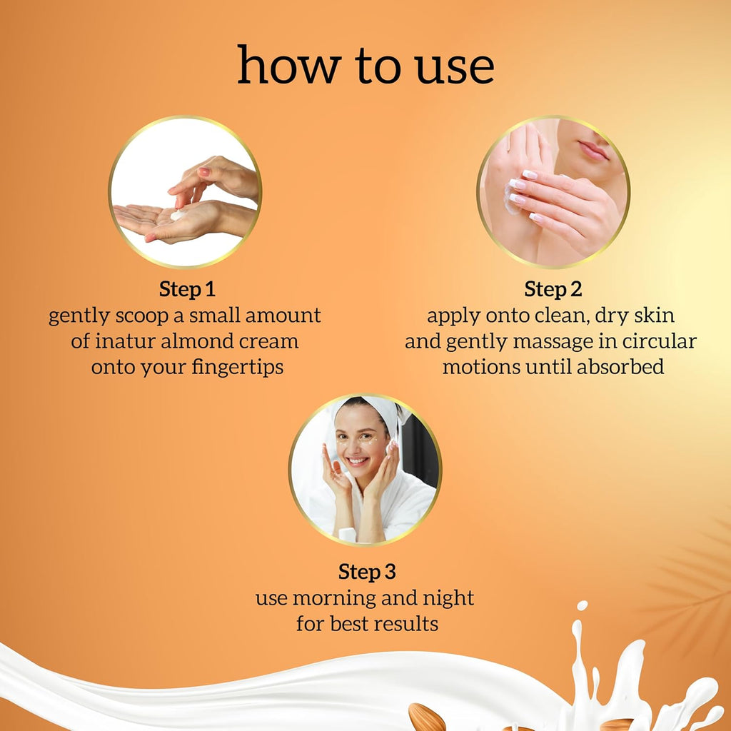Inatur Almond Cream - 100 gms