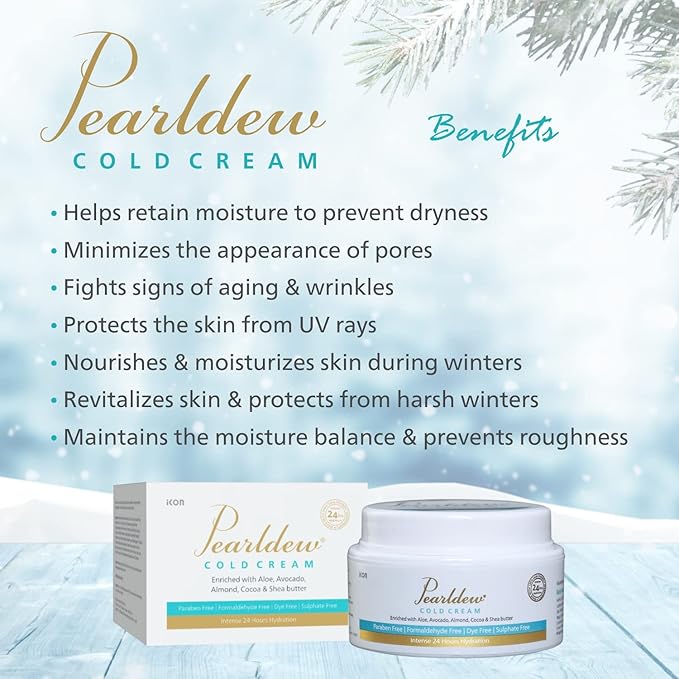 Pearldew Cold Cream | Improves the Skin Complexion - 100 Gms | Pack of 4
