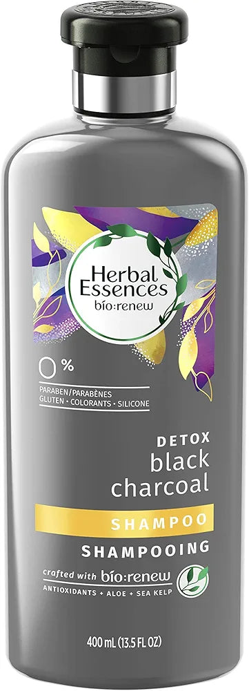 Herbal Essences Bio Renew Detox Black Charcoal Shampoo, 400ml