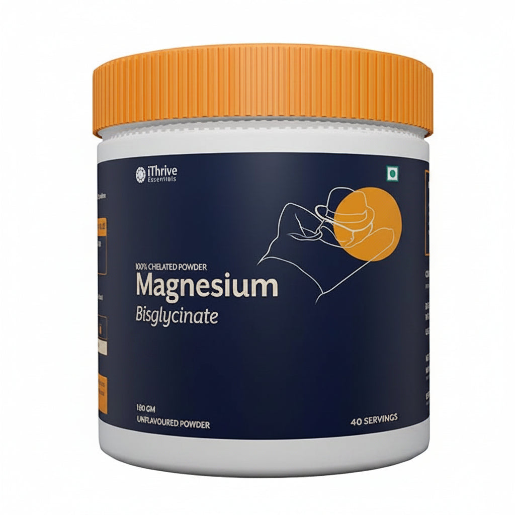 iThrive Essentials Magnesium Bisglycinate Chelated Powder - 180 gms
