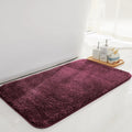 Luxe Home International Bathmat Super Soft Anti SkidWater Absorbent Floor Mats Colour Wine