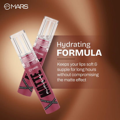 Mars Matte Muse Mousse Lipstick - 3 ml