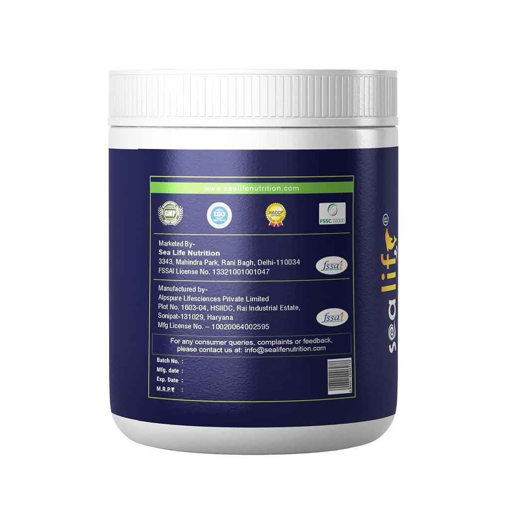 Sea Life Creatine Monohydrate |100% Pure Creatine Powder 250gm,83 Servings |Improves Athletic Performance & Fuels Muscles |Lean Muscle Building Supports | Muscle Repair & Recovery | Creapure Creatine