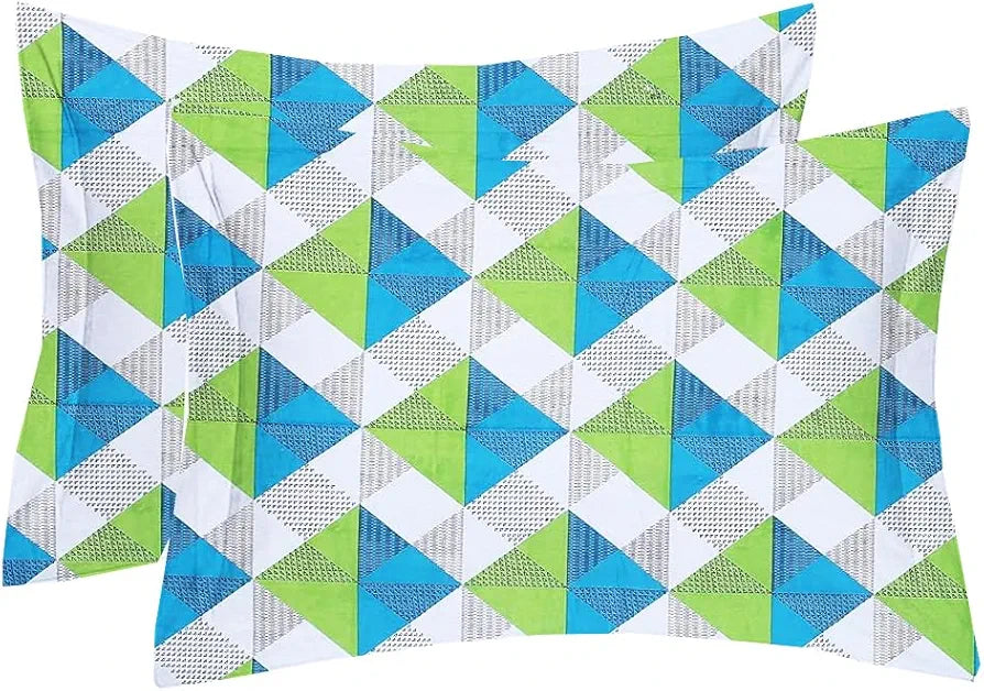 Starnstyle Polycotton 220 TC Floral Printed King Size Double Bedsheet with 2 Pillow Covers Wilds