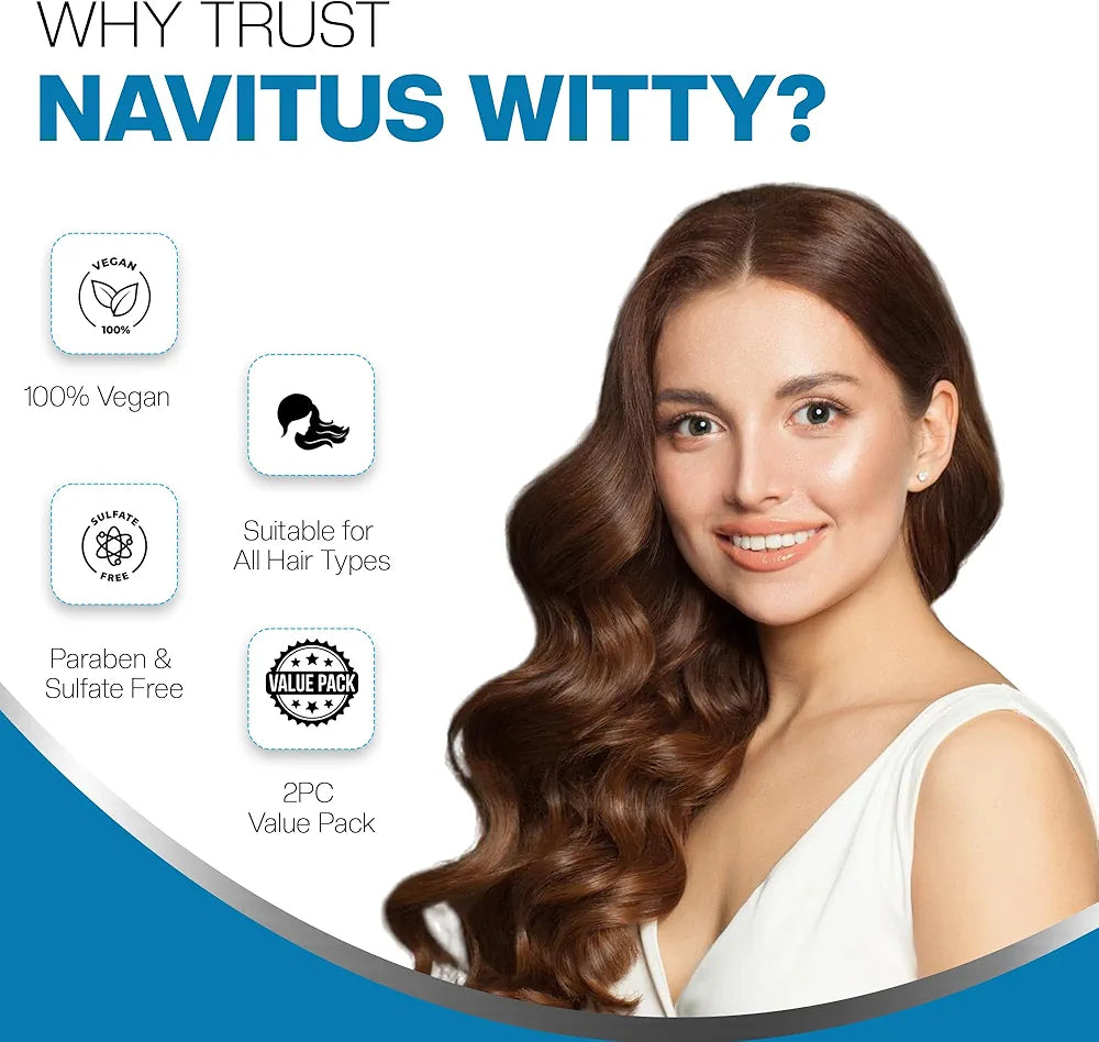 Witty Anti Hair Fall Shampoo with Caffeine,Saw Palmetto,Keravis And Paraben Free, 150 Gms