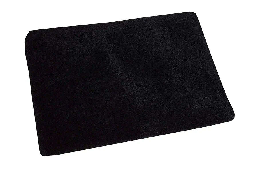 Aerohaven Solid Modern Bath Mat Black Colour Microfiber
