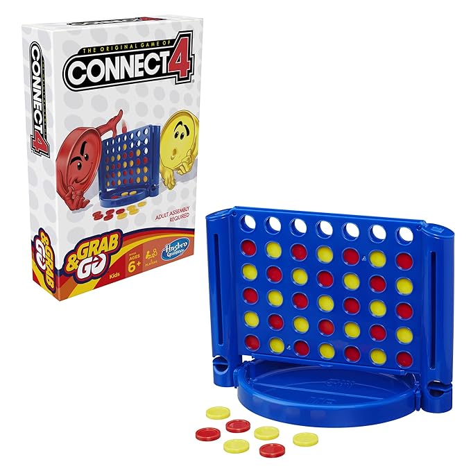 Hasbro Gaming Connect 4 Grab and Go Game Multicolour