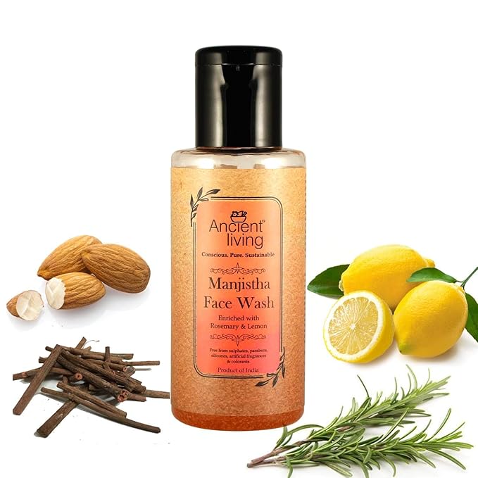 Ancient Living Manjistha Face Wash Purifying Face Cleanser - 50 ml