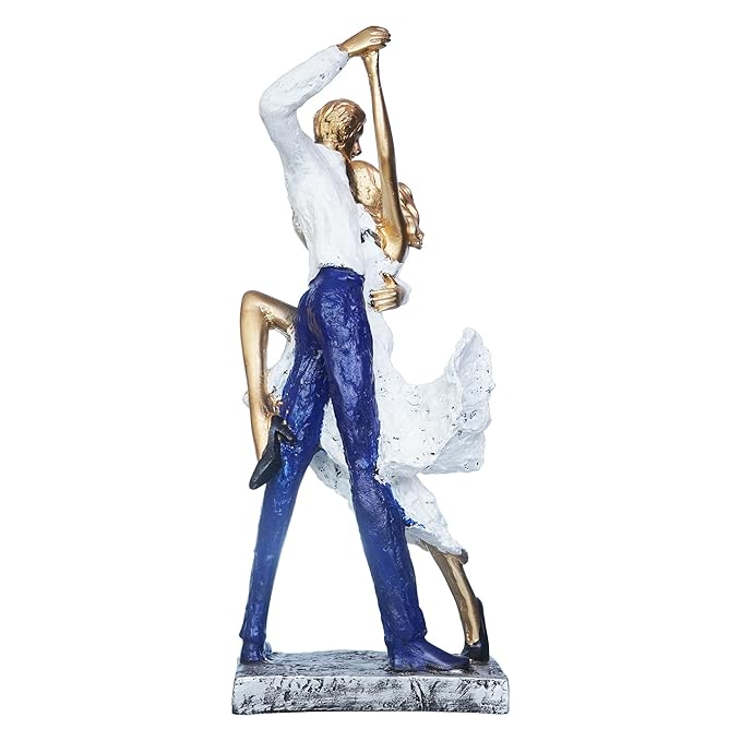 Ecraftindia Tango Dancing Couple Statue Human Figurines Decorative Showpiece