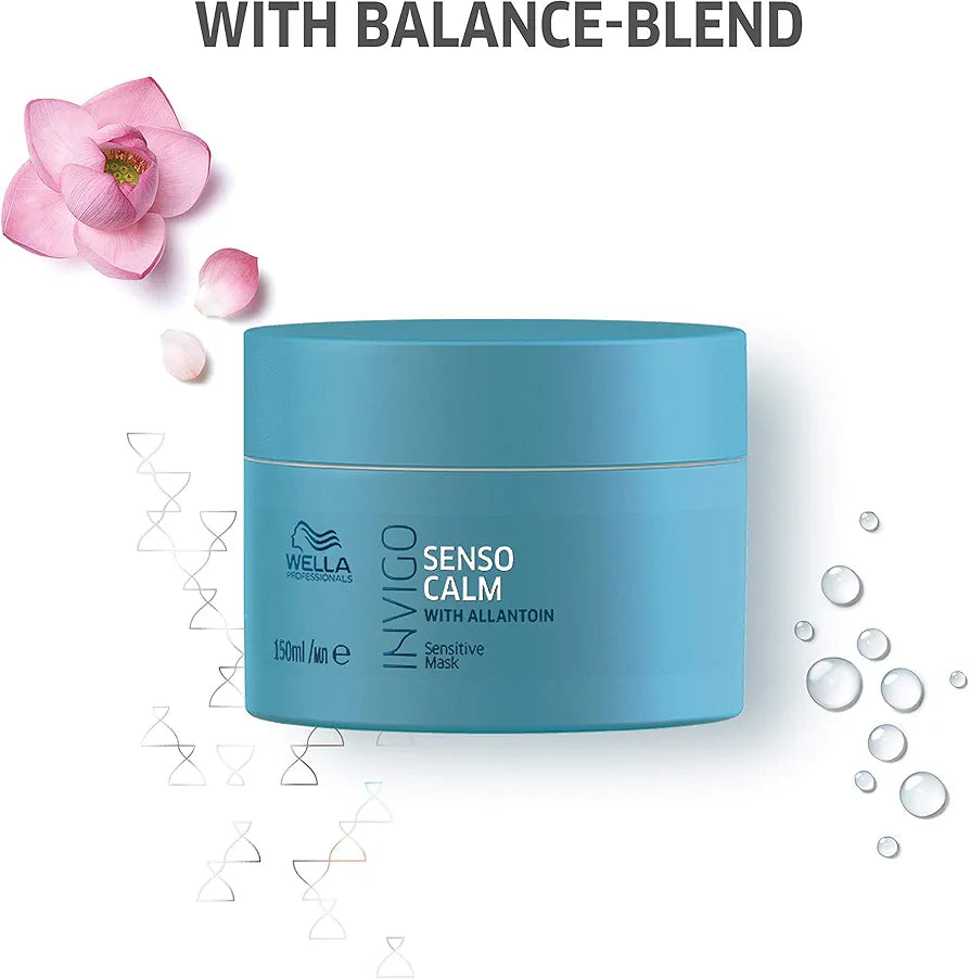 Wella Professionals Invigo Balance Senso Calm Sensitive Unscented Shampoo And Hair Mask