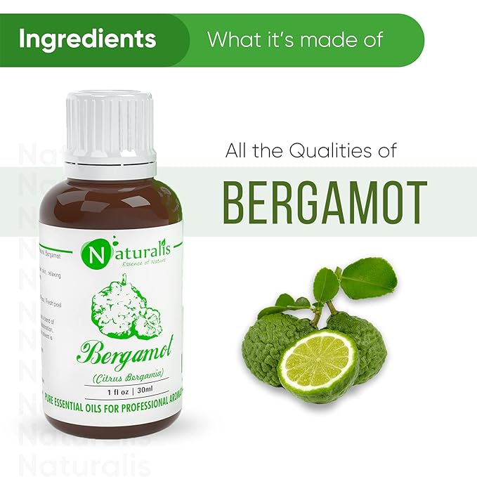 Naturalis Yellow Essence of Nature Bergamot Essential Oil for Insomnia - 30 ml
