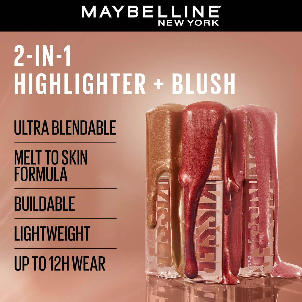 Maybelline New York Sunkisser Highlighter + Blush, 09 Midnight Shimmer | 4.7 g