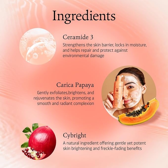 Indulgeo Essentials Ceramide Foaming Face Wash - Cera Cleanse - 50 ml