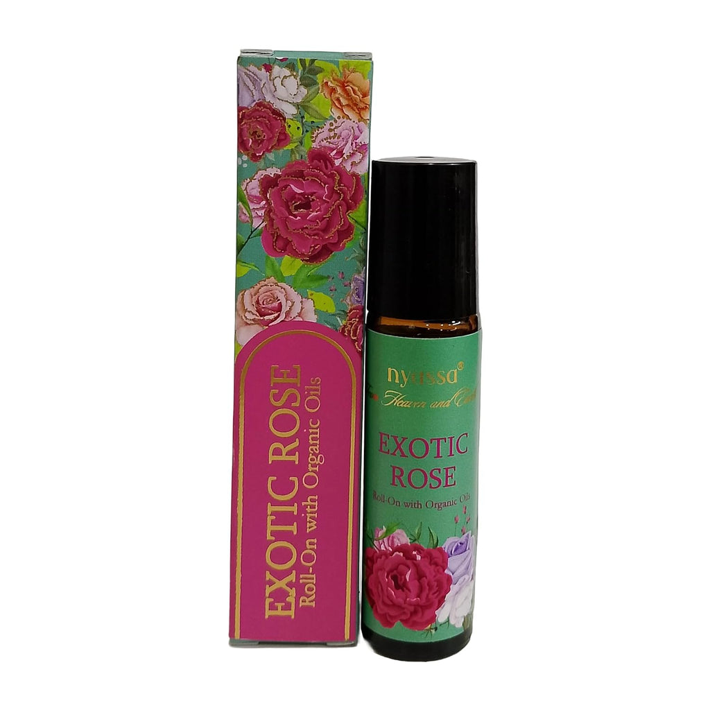 Nyassa Exotic Rose Roll on With Organic Oils - 10 Ml