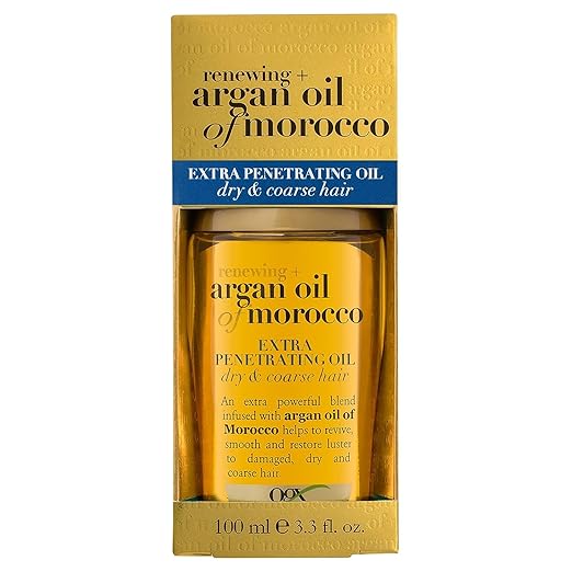 Ogx Argan Oil of Morocco Extra Penetrating Oil for Renewing Plus Dry and Coarse Hair - 100 ml
