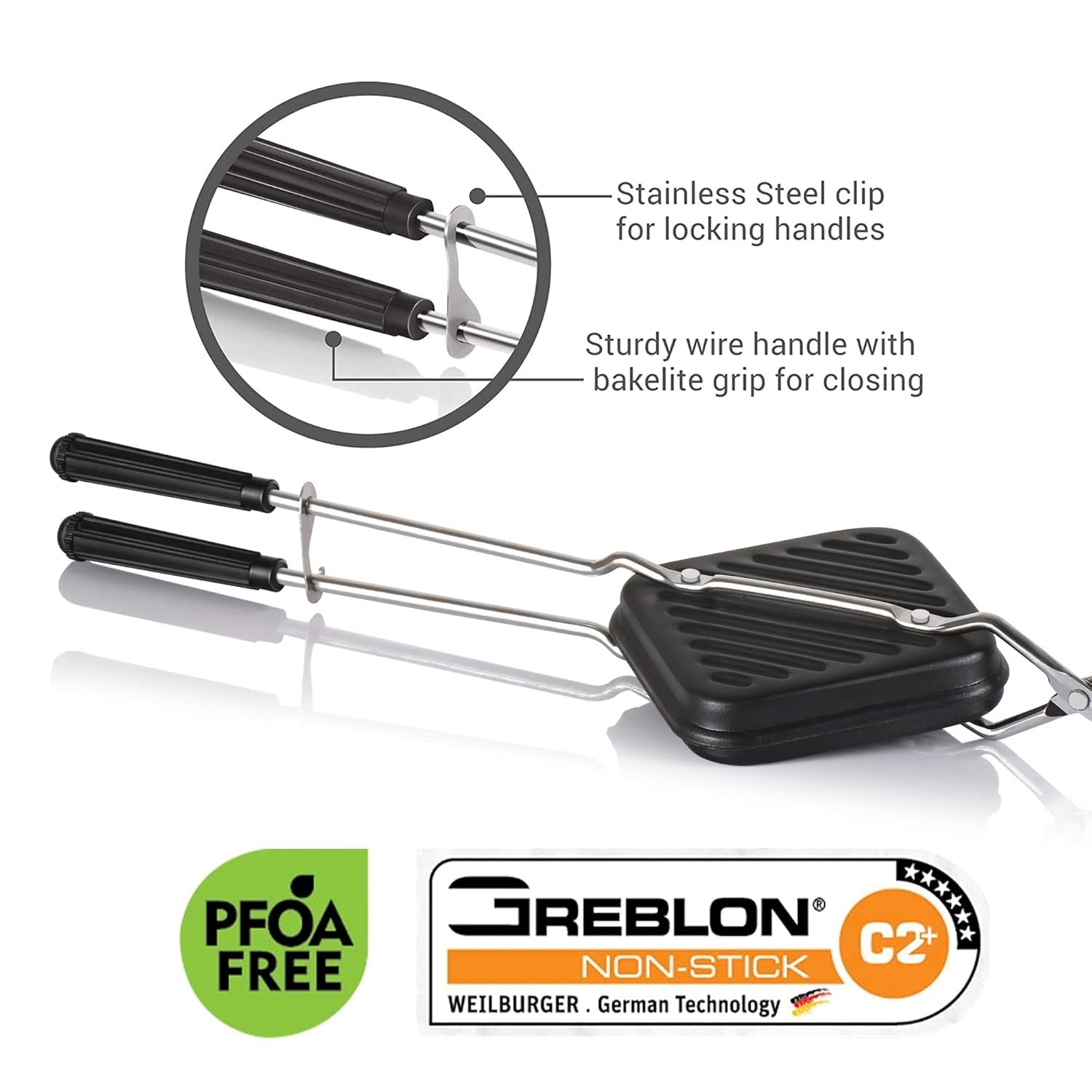 Milton ProCook Non-Stick Sandwich Griller