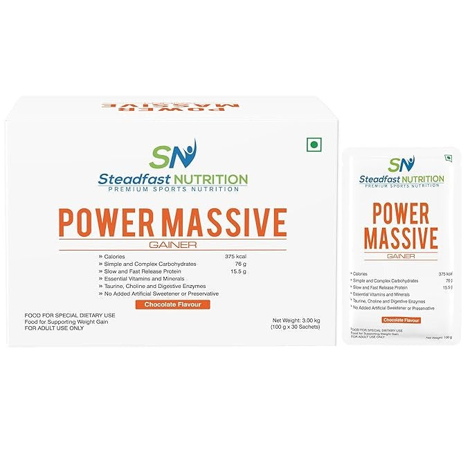 Steadfast Nutrition Power Massive - 100 Gms Each (30 Sachets)