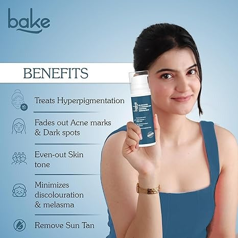 Bake 10% Azelaic Acid + 5% Tranexamic Acid Pigmentation Corrector Cream - 30 gms