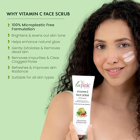 La Pink Vitamin C Face Scrub - 100 ml