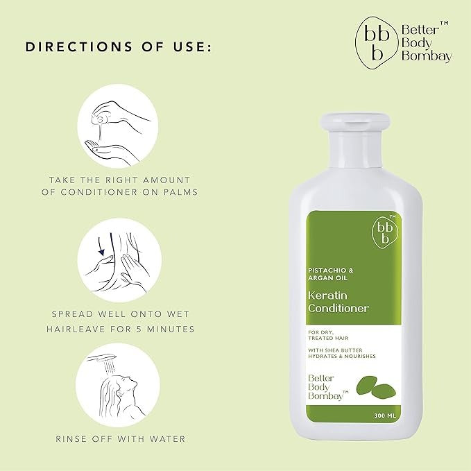 Better Body Bombay Pistachio & Argan Oil Conditioner - 300 ml